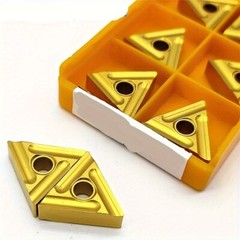 Carbide Lathe Blades Yellow TNMG331R 20pcs for CNC Cutting Tools Machining