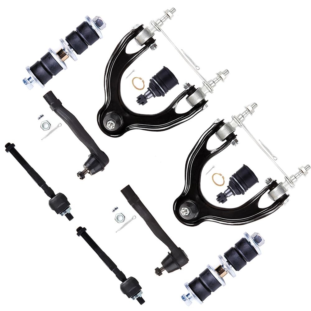 10pc Susp Kit 92-95 Civic 93-97 DelSol 94-01 Integra Ctrl Arm Ball Joint TieRod
