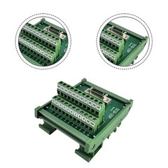 Industrial DIN Rail SCSI 20 Pin CN F Female Terminal Block Copper PA66 Material