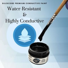 Conductive Paint Premium, Highly Electrical Conductivity, Water Resistant (1 OZ)