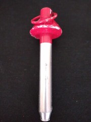 Tractor Attachment Hitch Pin Drawbar 3/4″ x 7-1/2″ Red Top