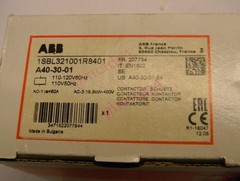 1PCS New ABB A40-30-01 110V50Hz/110-120V60Hz A40-30-01-84 Contactor