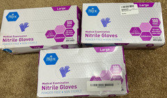 MedPride Powder-Free Nitrile Exam Gloves, Large, (Pack of 100)-3 boxes