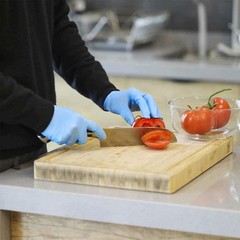 Disposable Gloves Large Nitrile And Vinyl Blend Material Gloves Latex Free 4 Mil