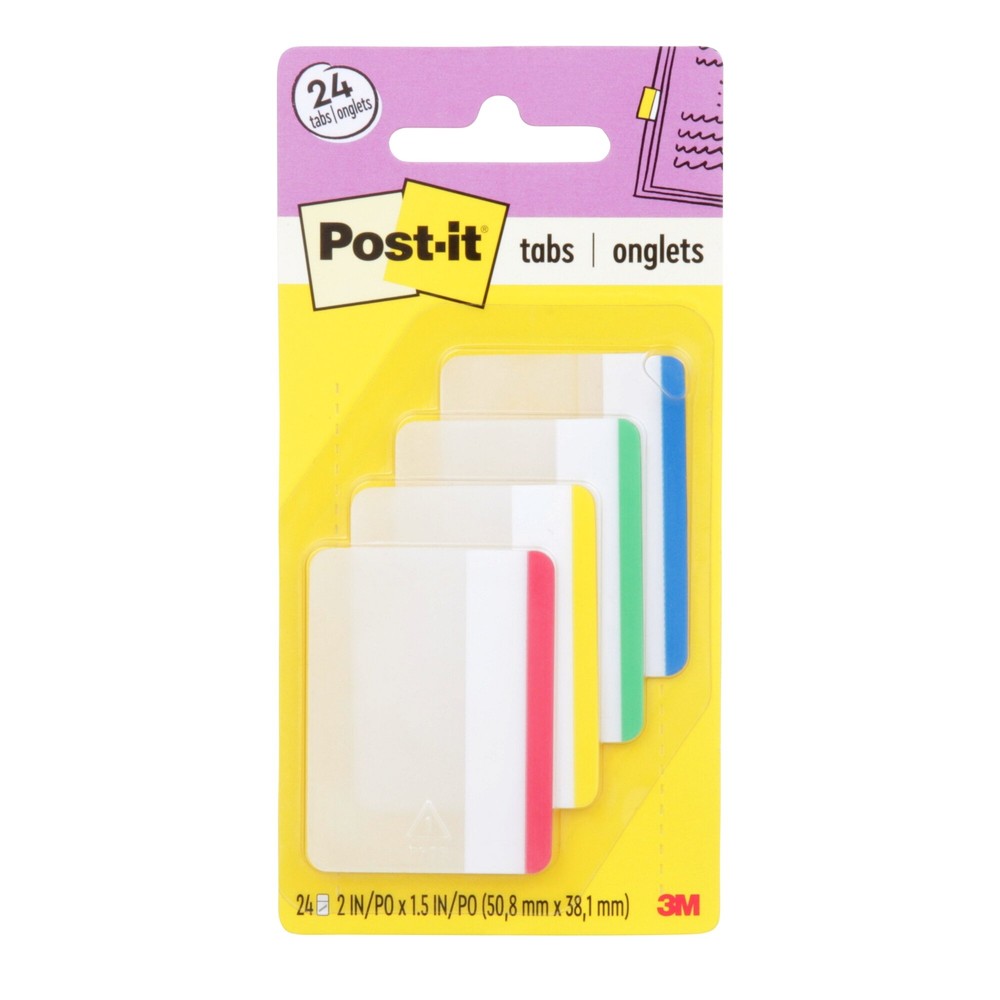 Post-it® Durable Tabs 686F-1, 2 in. x 1.5 in. (50.8 mm x 38 mm) Beige,Green