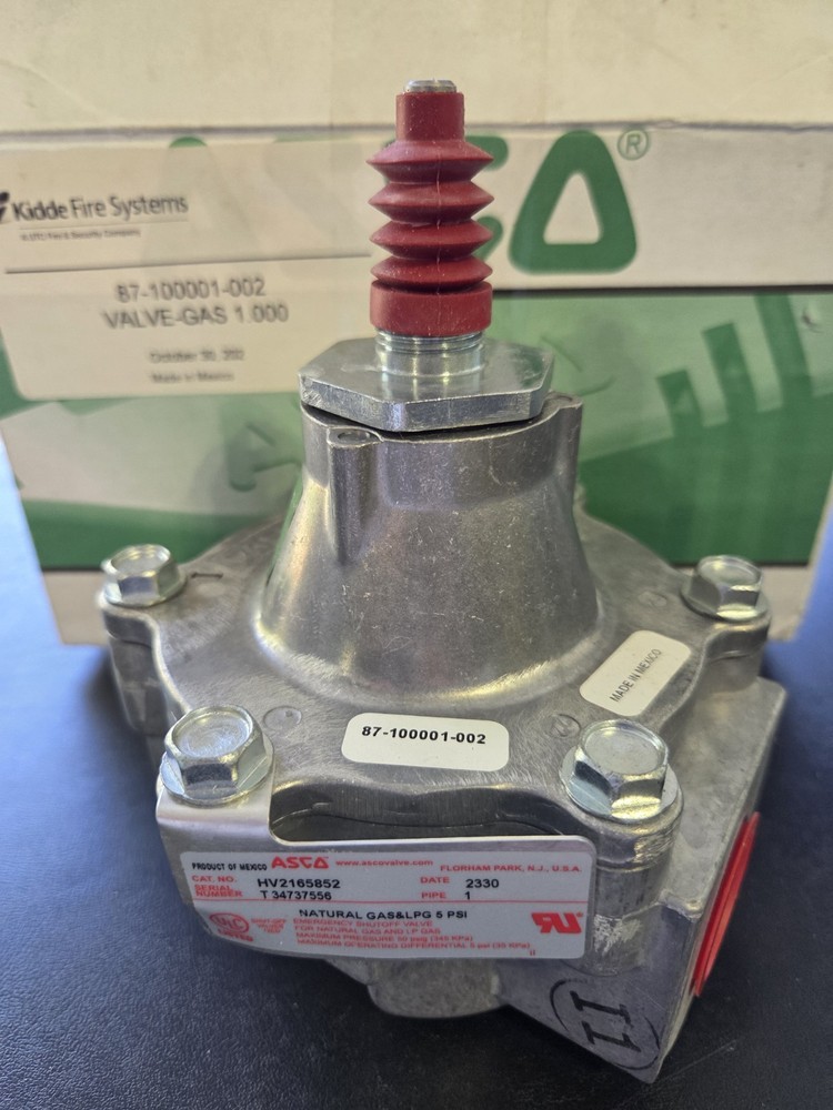 Asco RedHat HV2165852 2-Way Cable Release Valve 1″ Inch NPT Natural LP Gas 5 PSI