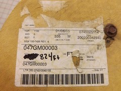 SEA WIRE AND CABLE 099116400 22-2P-CMP-SIAMEZ 3DRC-MN-040022 CABLE 824 FT T33854
