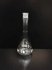 ChemGlass Cat No CG-8578-100 Class A Volumetric Flask 100mL