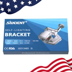 Dental Orthodontic Self-Ligating Brackets Braces Roth 022 Hooks 345 Buccal Tubes