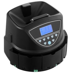 USD Coin Sorter with Screen Display Holds up to 1500 Coins 5 Coin Tubes