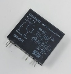Lot of 4 – OMRON G2R-14-DC12 Power Relay PC Mount SPDT 8A Contacts 12VDC Coil