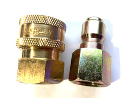 3/8 Legacy Pressure Washer Hose Quick Coupler Set
