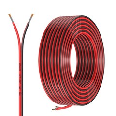 20 Gauge 2 Conductors 30FT Electrical Wire, Red Black Cable, Flexible Low Vol…