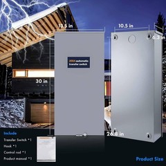 200 Amp Automatic Transfer Switch w/Power Management for Generac RXSW200A3