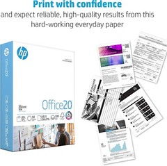8.5×11 Paper |Office 20 lb | 1 Ream – 500 Sheets | 92 Bright | Made