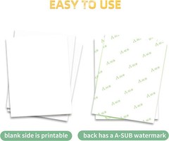750 Sheets A-SUB Sublimation Paper 13×19 105g for Inkjet Heat Transfer Bulk Deal