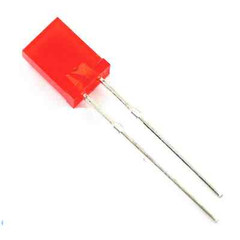 100PCS 2x5x7mm 2*5*7mm Rectangle LED Red Colour Red Light NEW