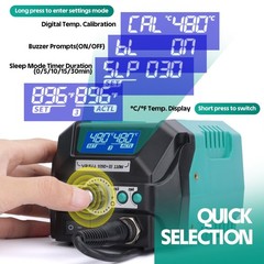 YIHUA 939D+ III EVO 110W Digital Soldering Station Dual LCD Display High-Power