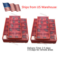 100Pcs DCMT070204 CK205 Carbide Inserts For Lathe Turning Tool