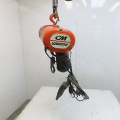 Cm Lodestar Model A 1/8 Ton Electric Chain Hoist 10′ Lift 32FPM 115V 1Ph