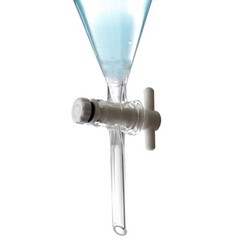 Borosilicate Glass 1000ML Separating Funnel Heavy Wall Conical Separatory Fun…