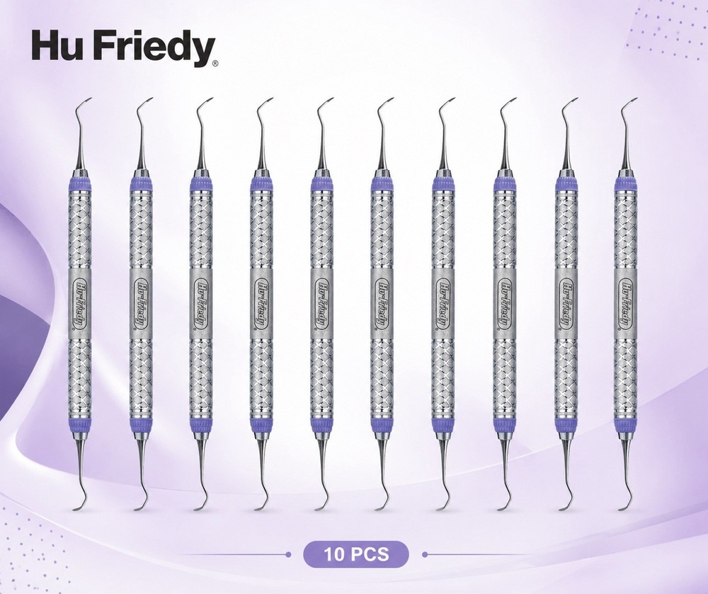 Hu-Friedy S204S9E2 EverEdge 2.0 #204S Double End Sickle Scaler #9 Handle