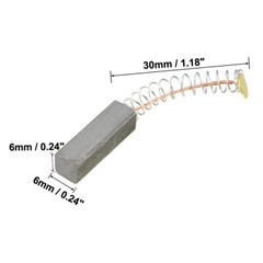10 pcs Carbon Brushes for Electric Motors 20mm x 6mm x 6mm Replacement Part USA