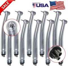 10pcs NSK PANA MAX Style Dental High Speed Handpiece Turbine Push Button 4 Hole