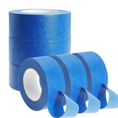 3 Rolls Blue Painter’s Tape 2 Inch x 60 Yards 5.5 Mil Masking Tape Clean Removal