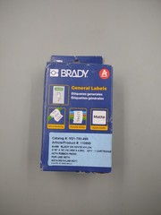 Brady M21750499 Label Tape – Black on White Nylon