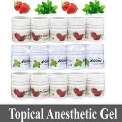 Dental Topical Anesthetic Gel 20% Benzocaine 1oz Jar Strawberry Mint Exp 06/2028