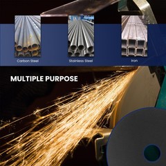 6 Pack of 4.5″ Cut-Off Wheels for Precise Cutting on Metal & PVC – Durable