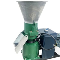 5mm Feed Pellet Mill Machine Chicken/Duck Feed Granulator 80-120KG/h 2Roller220V