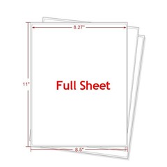 100-4000 Full Sheet A4 Shipping Labels 8.5 x 11 Self Adhesive Address Label