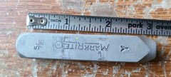 Markrite 36pc 5/16″ Letter & Number Reverse Stamp Punch Set Alloy Steel Metal