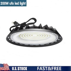 200W UFO Led High Bay Light Shop Industrial Commercial Factory Warehouse 6000K