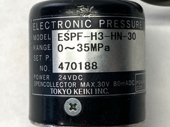 Tokyo Keiki ESPF-H3-HN-30 Electronic Pressure Switch 0-35MPa 24VDC SHORT LEAD