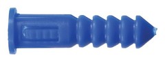 Hillman 0.164 in. D X 1-1/4 in. L Plastic Round Head Ribbed Anchor 100 pc.