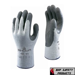 Showa 451 Therma Insulated Cold Weather Palm Coated Winter Work Gloves S-XL 12PR