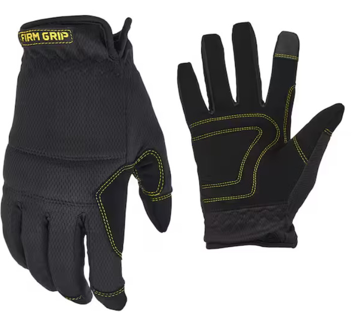 Firm Grip Winter Utility Gloves With Thinsulate Liner, Touch Screen Tough Gloves