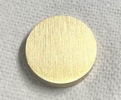2-1/4” BRASS FEET DISC X 3/8” LONG🇺🇸2.250” ROUND 360 BRASS BAR 57mm X 9.5mm