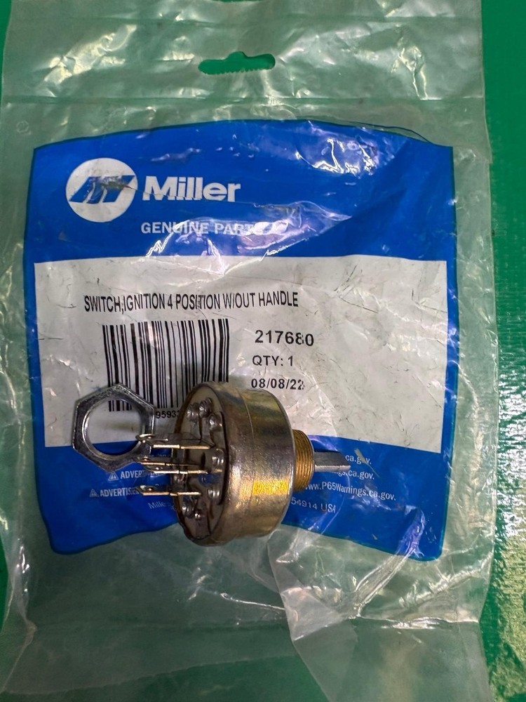 217680 Ignition Switch Four Position MILLER Welder And Plasma Parts NEW NEW