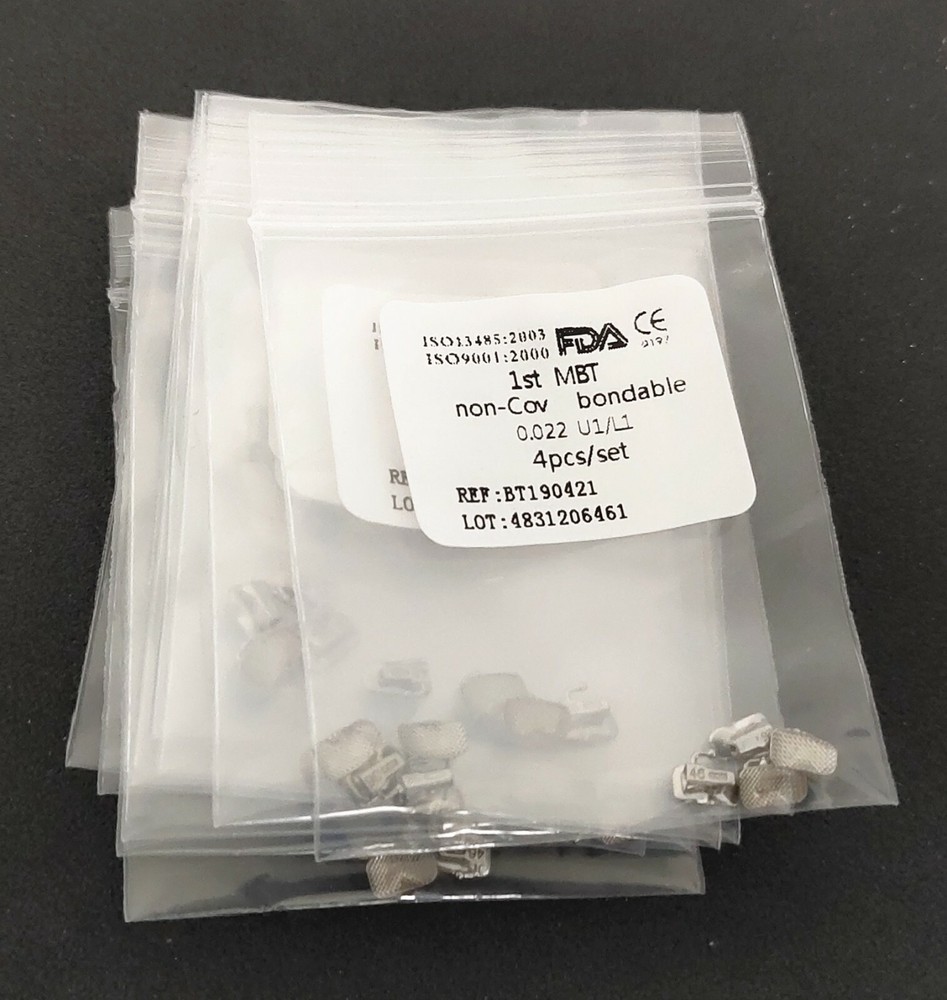 10Sets Dental Orthodontic Molar MBT/Roth 022 1st/2nd Non-Convertible Buccal Tube