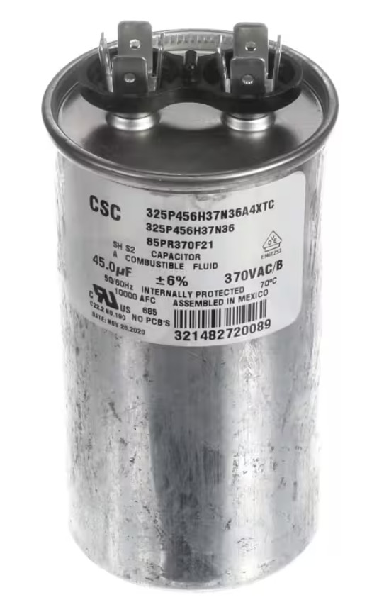 Follett 325P456H37N36, 85PR370F21, 321482720089, Capacitor, Run, 45uF, 370V