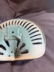#27 CAST IRON Tractor Implement Seat WALTER A WOOD Hoosick Falls New York USA