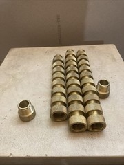 30 X Brass knurled 1/2″ Pipe Adapter 1/2″ MNPT x 1/2″ FNPT x 1-1/4″ L Fitting