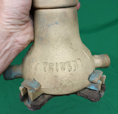 Vintage Neptune Trident 5/8″ Brass Water Meter – Reads In Gallons – New York