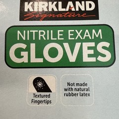 Kirkland Signature Nitrile Exam Gloves Powder Free 200 Count Size Medium