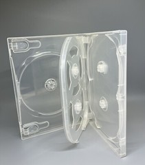 2 Top Quality Original Scanavo 22mm Multi 7 DVD Case, Clear, DVD7/ONET.PB3.KR