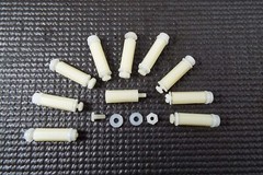 x10 STANDOFF #4-40″ x 3/4″ LONG 1/4″ HEX NUT & WASHER FEMALE MALE NYLON ESSENTRA